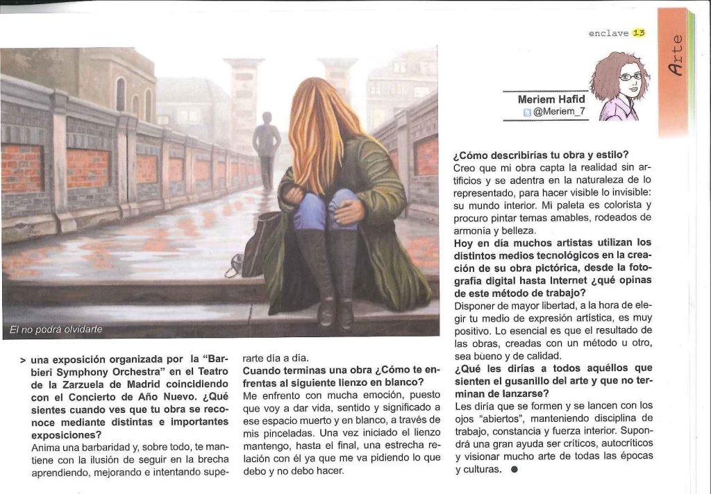 Entrevista en la revista Enclave