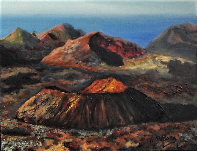 Lanzarote, esculpida con lava