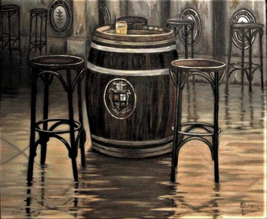 Terraza con solera